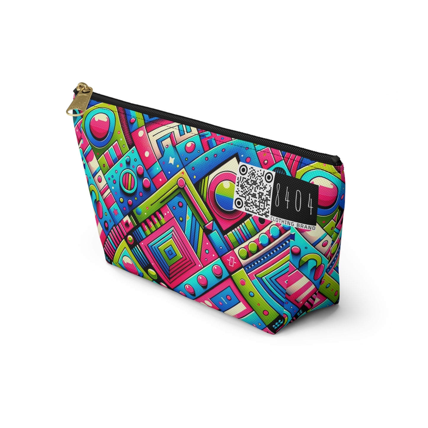 Neon Street Pop Vibrant and Eye-catching Accessory Pouch W T-bottom - 8404 Design-63