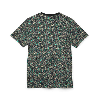 Tech Utility Fusion Modern Tech Streetwear Unisex Cut & Sew Tee - 8404 Design-49