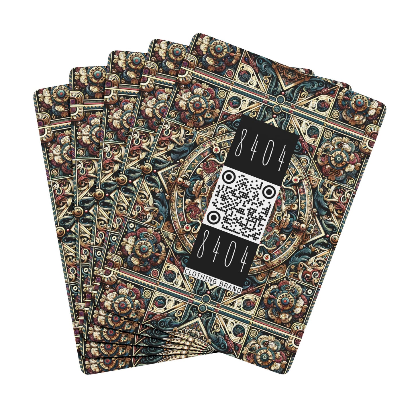 Urban Renaissance Historical Fusion With Street Edge Poker Playing Cards - 8404 Design-57 B