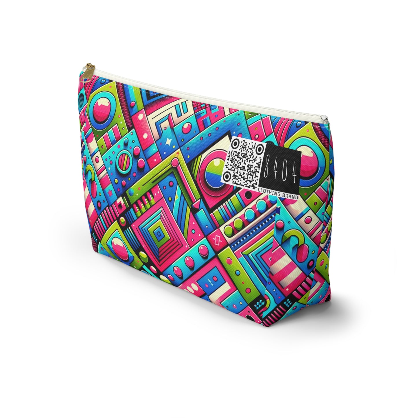 Neon Street Pop Vibrant and Eye-catching Accessory Pouch W T-bottom - 8404 Design-63