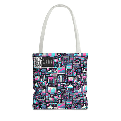 Digital Rebellion Youthful Streetwear with a Rebellious Digital Twist Tote Bag - 8404 Design-71