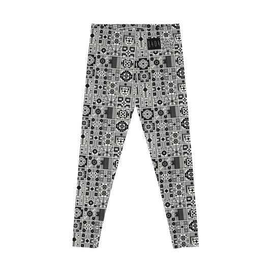 Digital Minimalism Minimalist Tech Stretch Leggings - 8404 Design-55