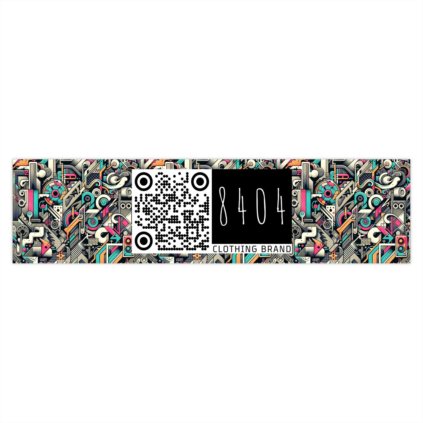 Digital Street Art Urban Street Style Bumper Sticker - 8404 Design-74