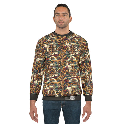 Digital Renaissance Modern Baroque Fusion Sweatshirt - 8404 Design-63