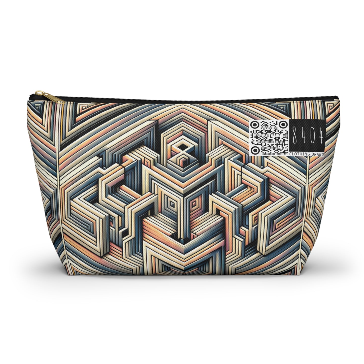 Tech Illusion Graphics Futuristic Artistry Accessory Pouch W T-bottom - 8404 Design-52