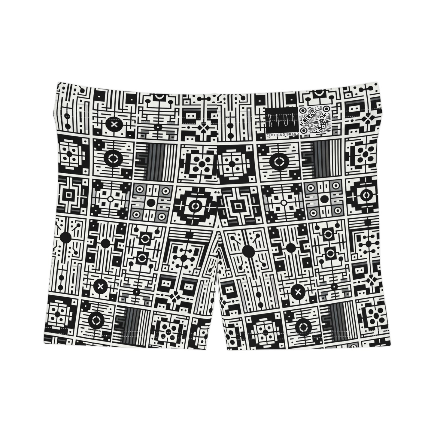 Digital Minimalism Minimalist Tech Women's Shorts - 8404 Design-55