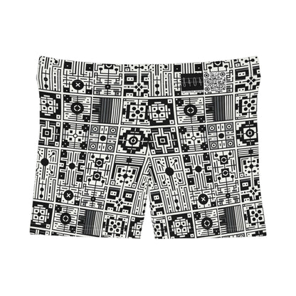 Digital Minimalism Minimalist Tech Women's Shorts - 8404 Design-55