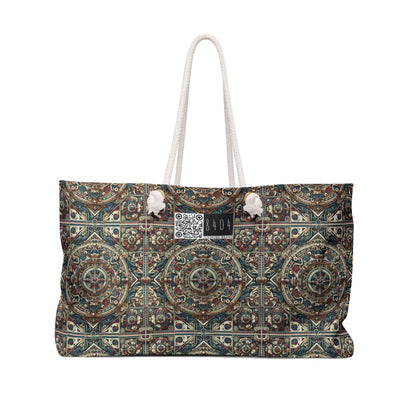 Urban Renaissance Historical Fusion With Street Edge Weekender Bag - 8404 Design-57