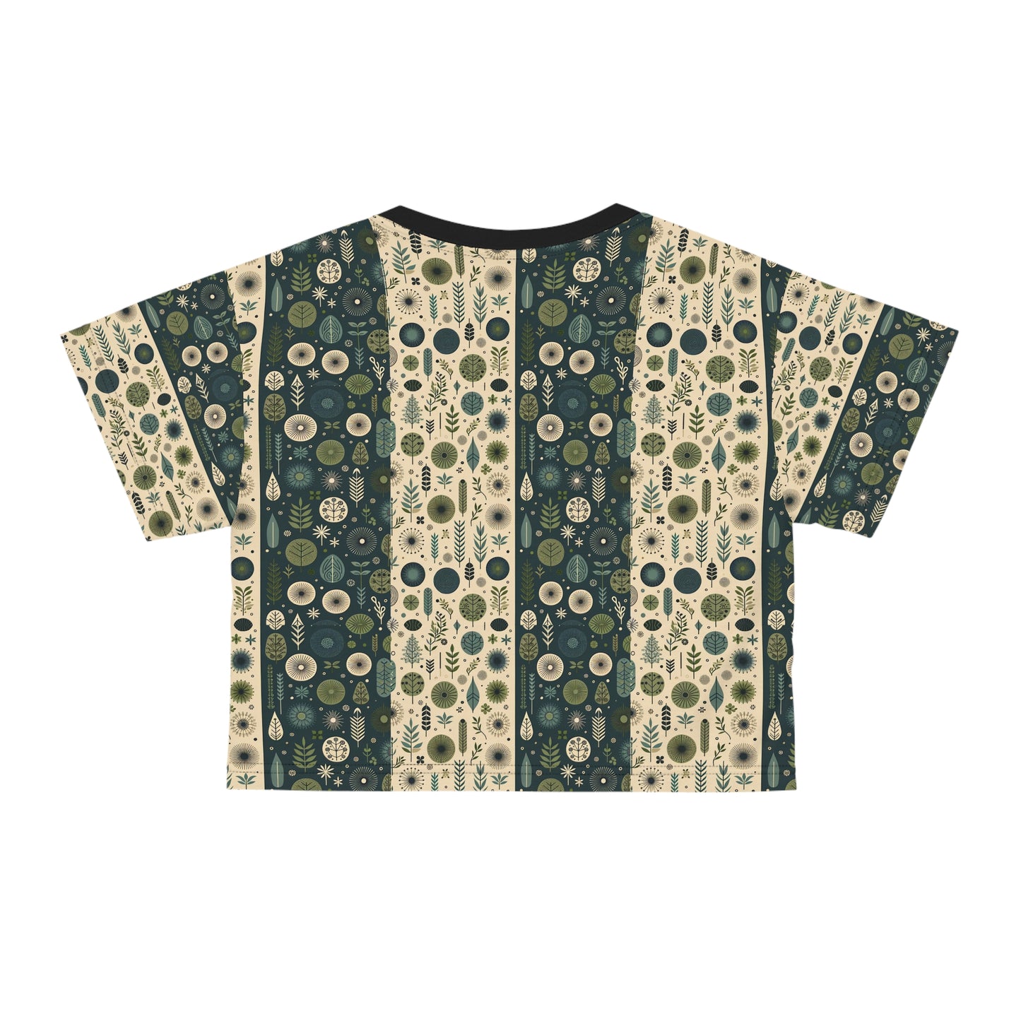 Sustainable Street Utility Sustainable Tech Streetwear Crop Tee - 8404 Design-62