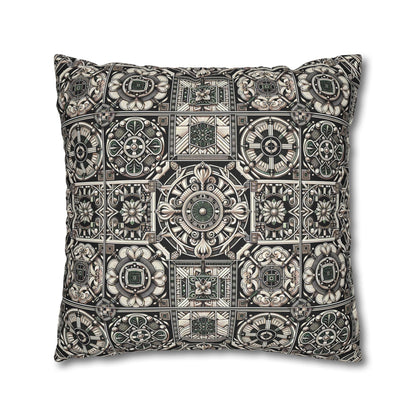 Cyber Garden Party Tech Garden Extravaganza Spun Polyester Square Pillowcase - 8404 Design-45