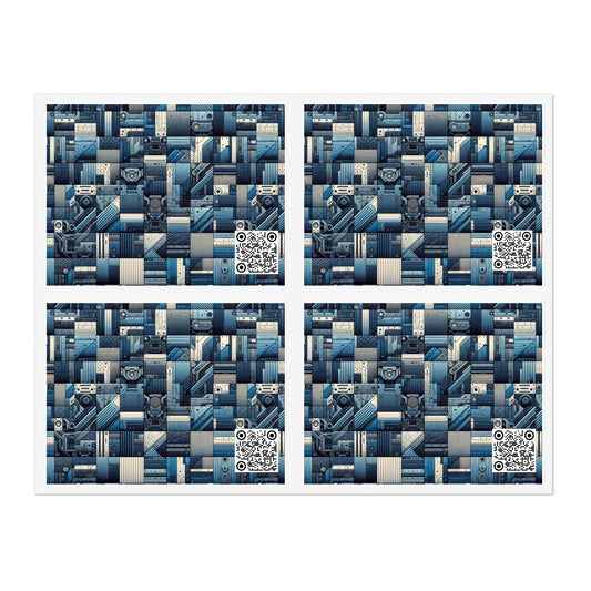 Tech-Inspired Utility Tech-Forward Streetwear With Utilitarian Edge Sticker Sheets - 8404 Design-44