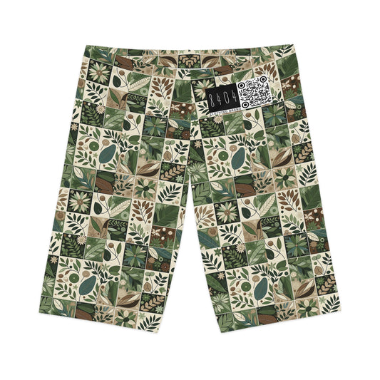Streetwear Sustainability Environmentally Conscious Streetwear with a Natural Aesthetic Women's Bike Shorts - 8404 Design-57