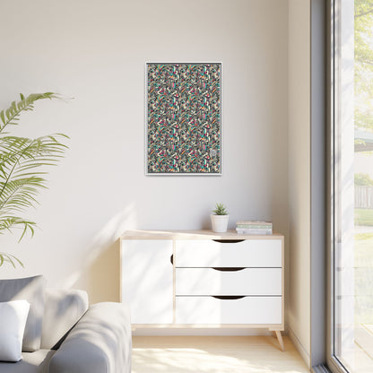 Digital Street Art Urban Street Style Matte Canvas, Framed (multi-color) - 8404 Design-74 A