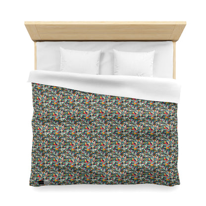 Graffiti Fusion Modern Street Art Fusion Microfiber Duvet Cover - 8404 Design-58