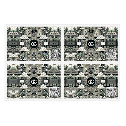 Cyber Garden Party Tech Garden Extravaganza Sticker Sheets - 8404 Design-54