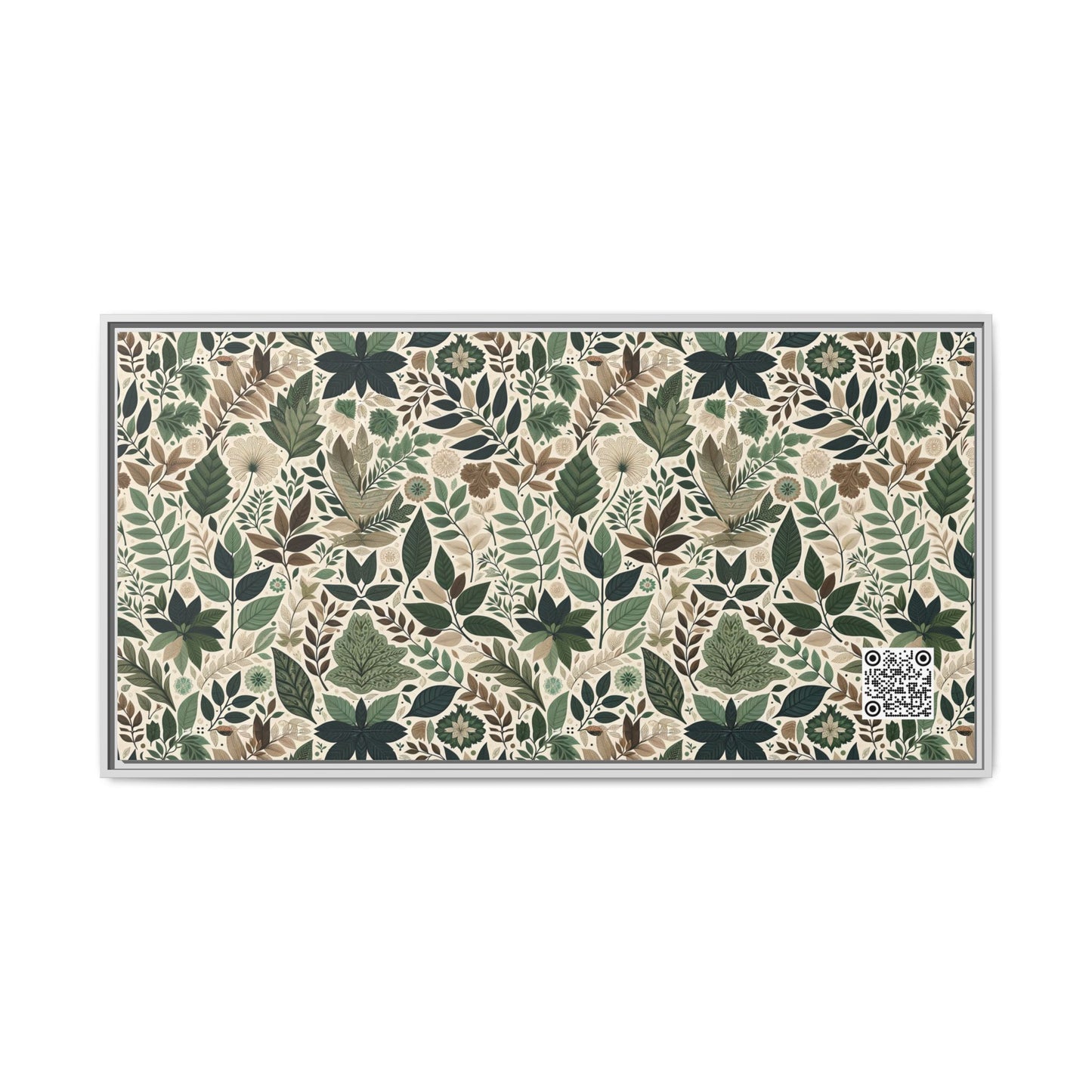 Streetwear Sustainability Environmentally Conscious Streetwear with a Natural Aesthetic Matte Canvas, Framed (multi-color) - 8404 Design-57 B