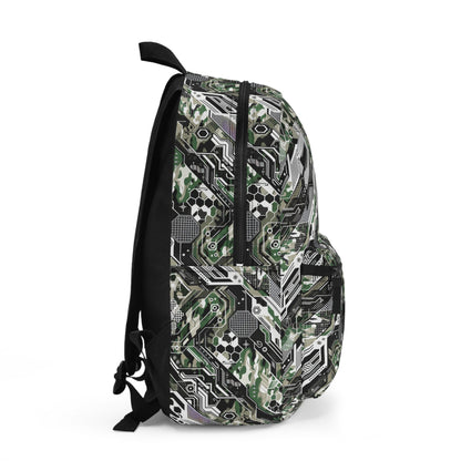 Tech Camo Fusion Tech-Forward Streetwear With a Futuristic Edge Backpack - 8404 Design-46