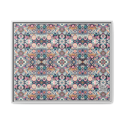 Matte Canvas, Framed (multi-Color) - 8404 Design-01