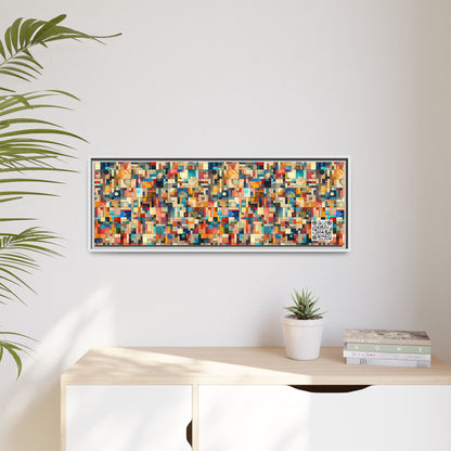 Digital Artistic Expression Artistic Streetwear Matte Canvas, Framed (multi-Color) - 8404 Design-46 B