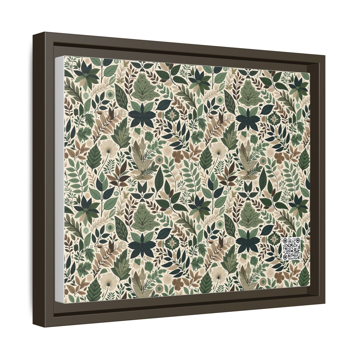 Streetwear Sustainability Environmentally Conscious Streetwear with a Natural Aesthetic Matte Canvas, Framed (multi-color) - 8404 Design-57 A