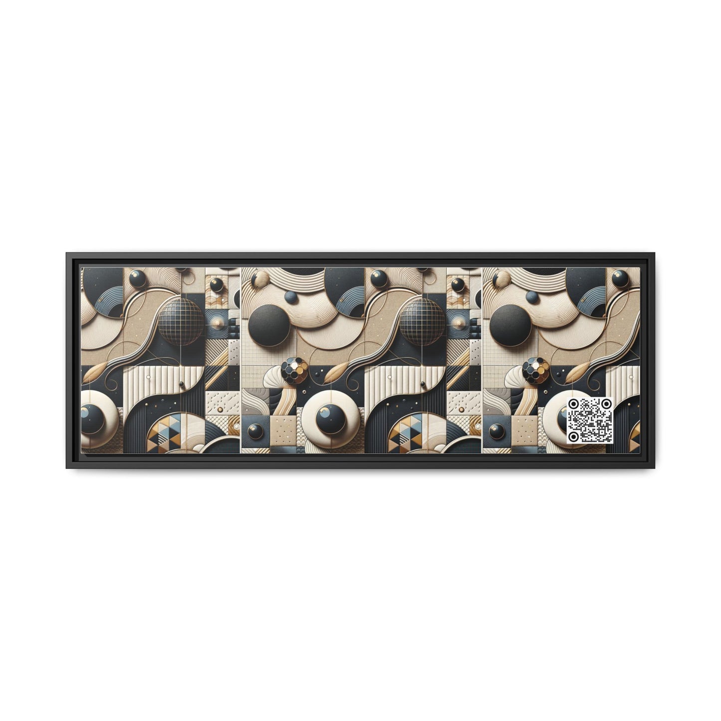 Tech-forward Luxe Streetwear Tech Luxe Fusion Matte Canvas, Framed (multi-color) - 8404 Design-71 B