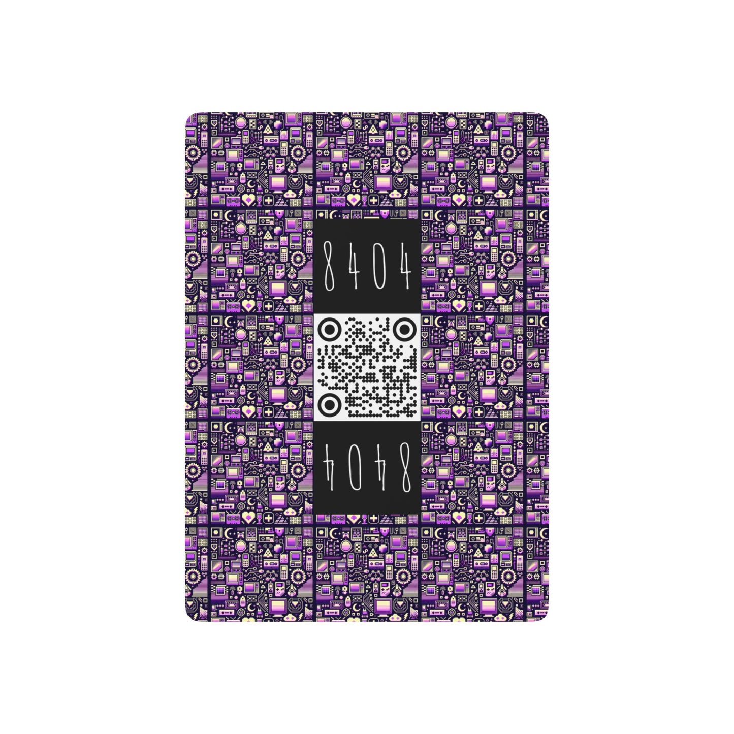 Digital Nostalgia Remix Modern Vintage Fusion Poker Playing Cards - 8404 Design-54 S