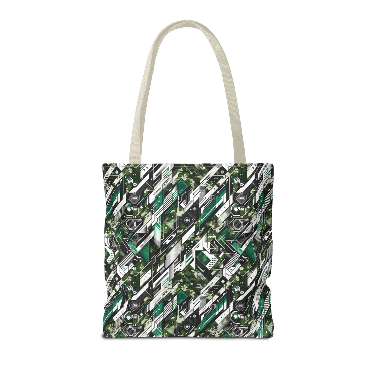 Tech Camo Fusion Tech-Forward Streetwear With a Futuristic Edge Tote Bag - 8404 Design-63