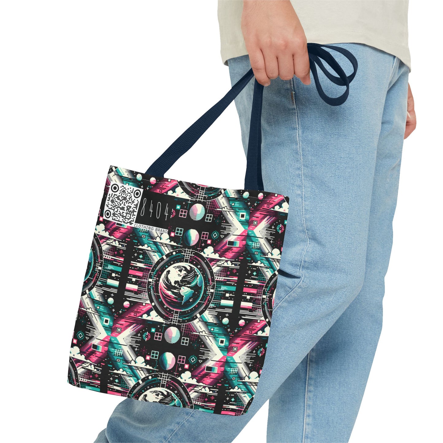Digital Artistry Digital-native Streetwear Tote Bag - 8404 Design-62