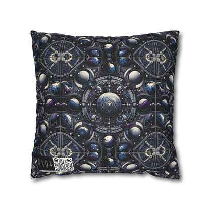 Tech Astronaut Tech-Forward Streetwear Meets Space Exploration Spun Polyester Square Pillowcase - 8404 Design-46