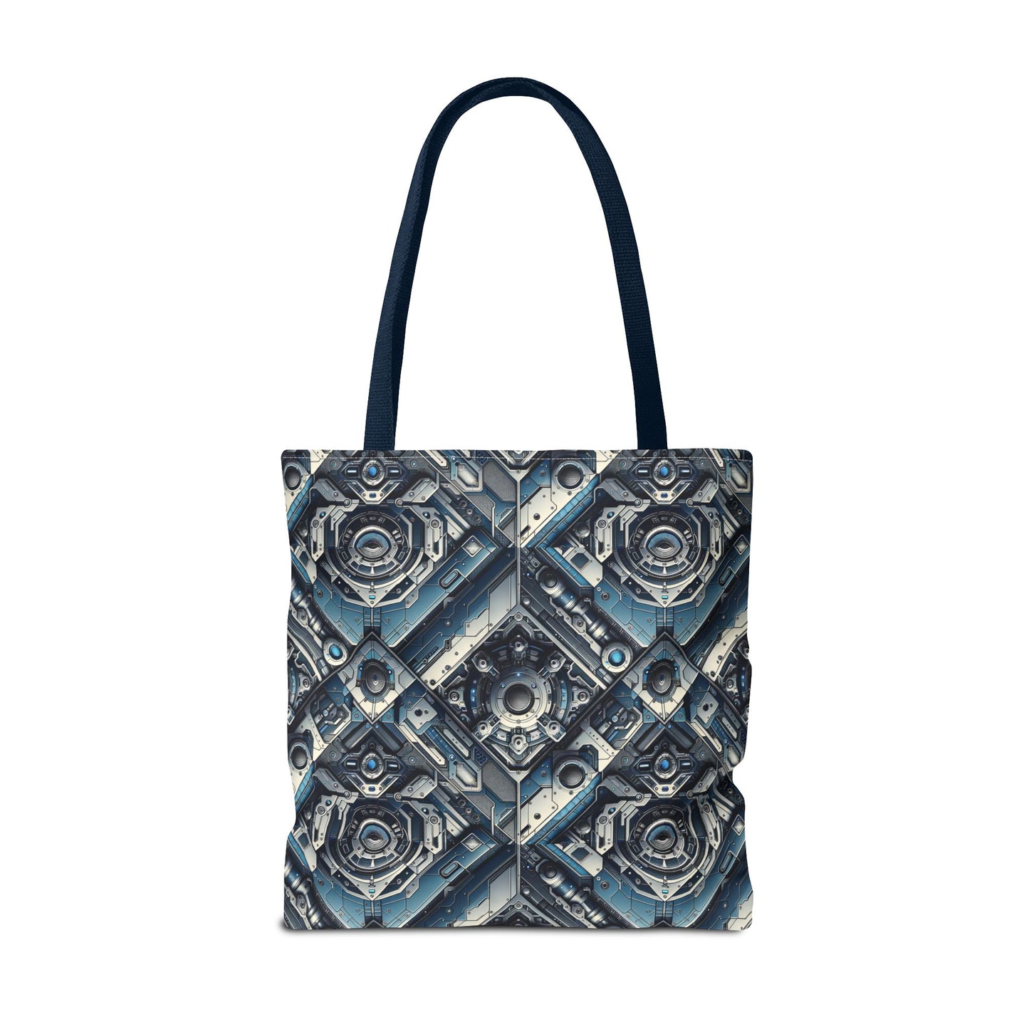 Tech Utility Fusion Tech-Forward Utility With a Futuristic Edge Tote Bag - 8404 Design-43