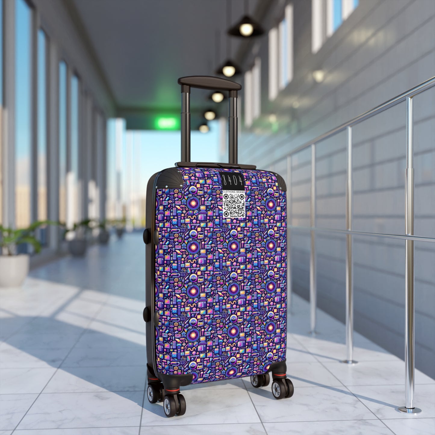 Digital Nostalgia Modern Retro Fusion Suitcase - 8404 Design-64