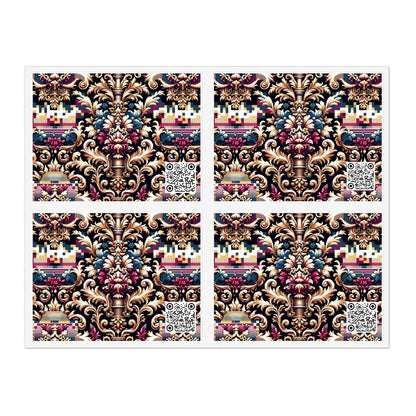 Digital Renaissance Modern Baroque Fusion Sticker Sheets - 8404 Design-53