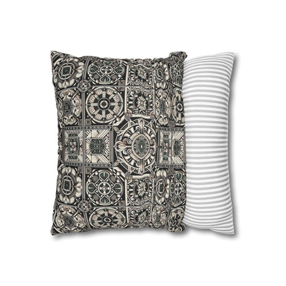 Cyber Garden Party Tech Garden Extravaganza Spun Polyester Square Pillowcase - 8404 Design-45
