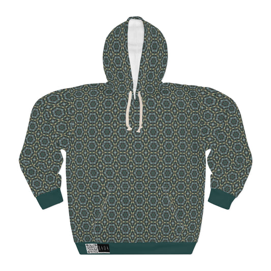 8404 Unisex Adult "green Outer Core" Fashion Pullover Hoodie