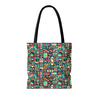 Skate Culture Revival Urban Retro Cool Tote Bag - 8404 Design-61