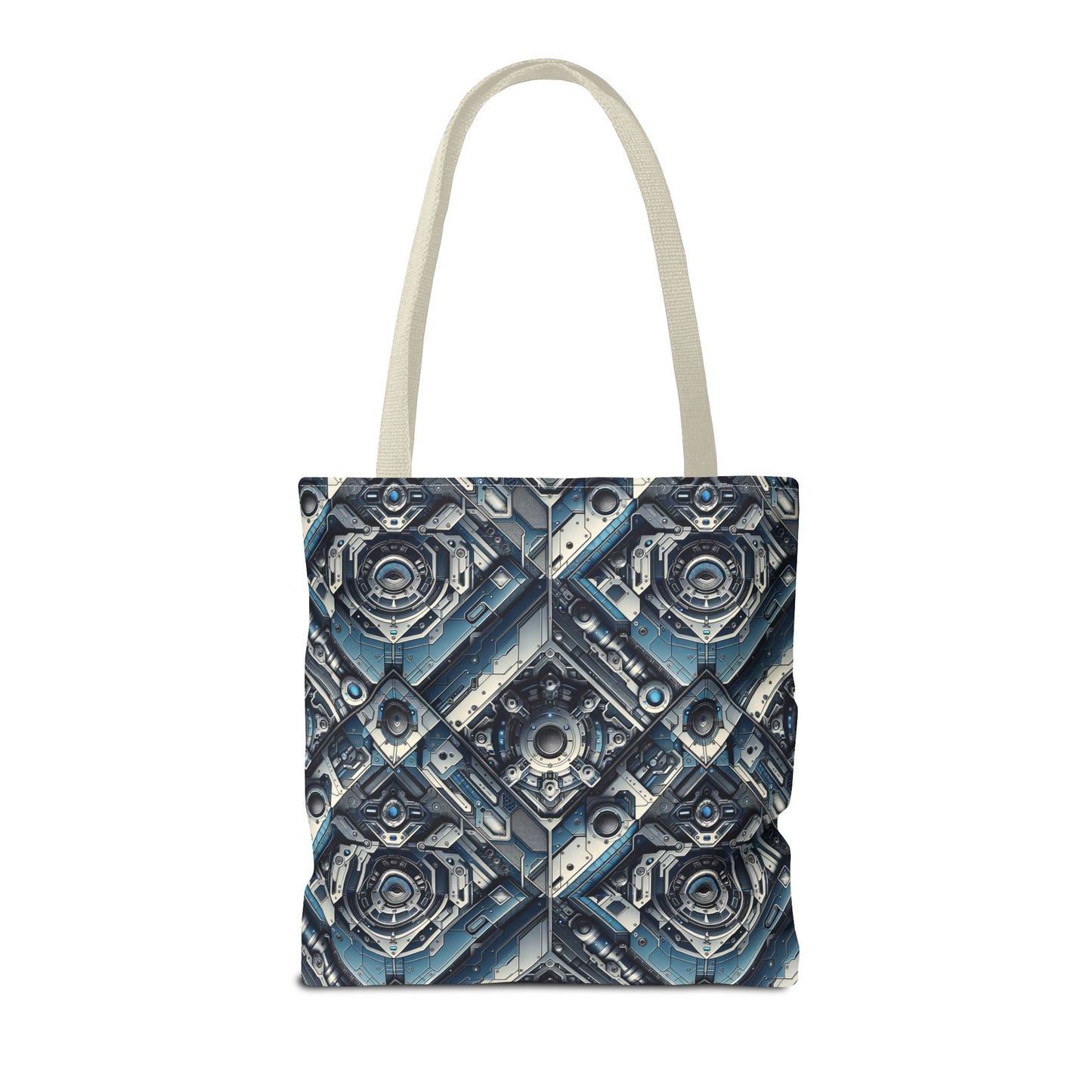 Tech Utility Fusion Tech-Forward Utility With a Futuristic Edge Tote Bag - 8404 Design-43