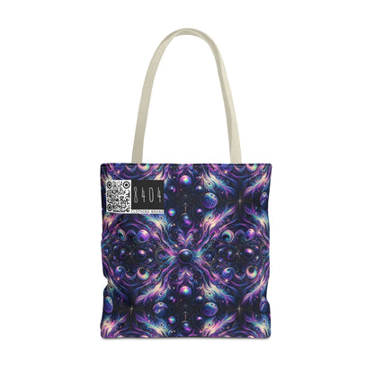 Galactic Hues Tech-Forward Cosmic Fusion Tote Bag - 8404 Design-41