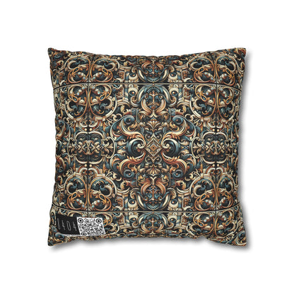 Urban Renaissance Historical Fusion With Street Edge Spun Polyester Square Pillowcase - 8404 Design-59