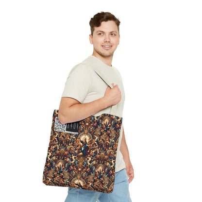 Digital Renaissance Luxurious Streetwear Inspired By Classical Art With a Modern Twist Tote Bag - 8404 Design-64