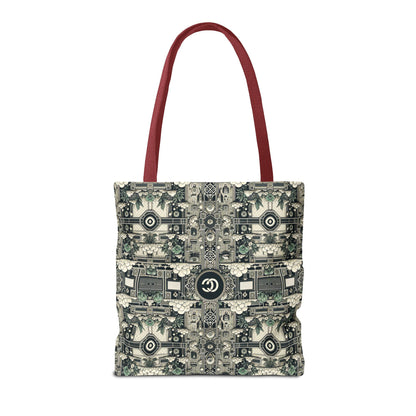 Cyber Garden Party Tech Garden Extravaganza Tote Bag - 8404 Design-54
