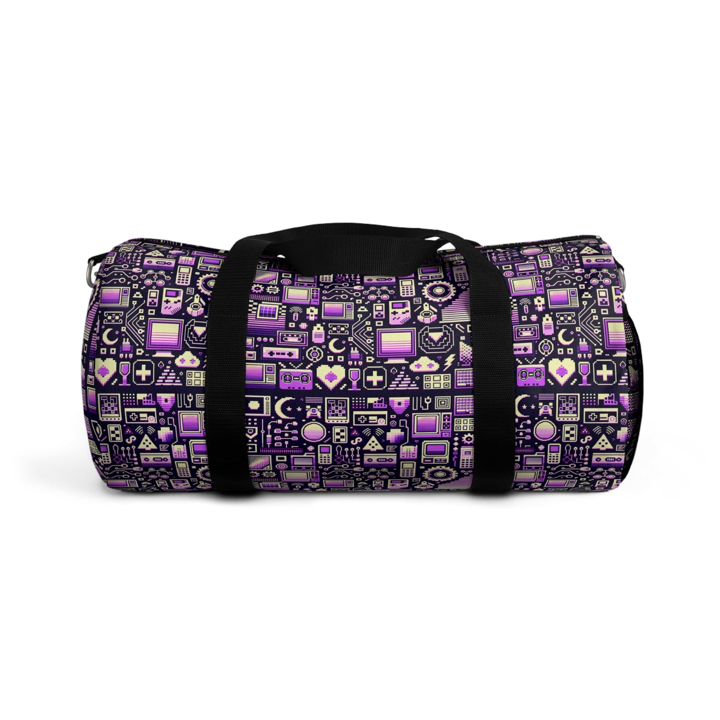 Digital Nostalgia Remix Modern Vintage Fusion Duffel Bag - 8404 Design-54