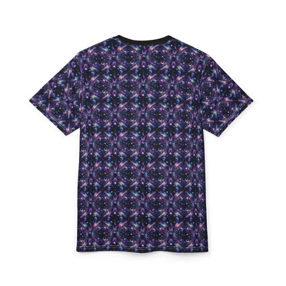 Galactic Hues Tech-Forward Cosmic Fusion Unisex Cut & Sew Tee - 8404 Design-41