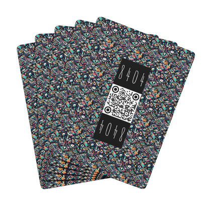 Digital Art Movement Contemporary Digital Poker Playing Cards - 8404 Design-56 S