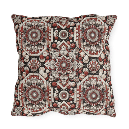 Neo Jomon Sculptural Aesthetics Artisanal Streetwear Outdoor Pillow - 8404 Design-55