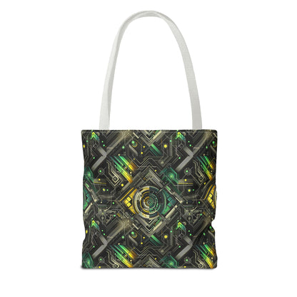 Tech Noir Graphics Tech-Inspired Streetwear Tote Bag - 8404 Design-57