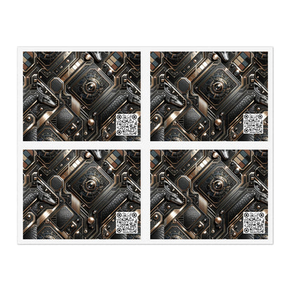 Tech Noir Fusion Sleek Tech Luxe Sticker Sheets - 8404 Design-56