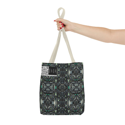 Tech Noir Tech-Forward Minimalism Tote Bag - 8404 Design-52