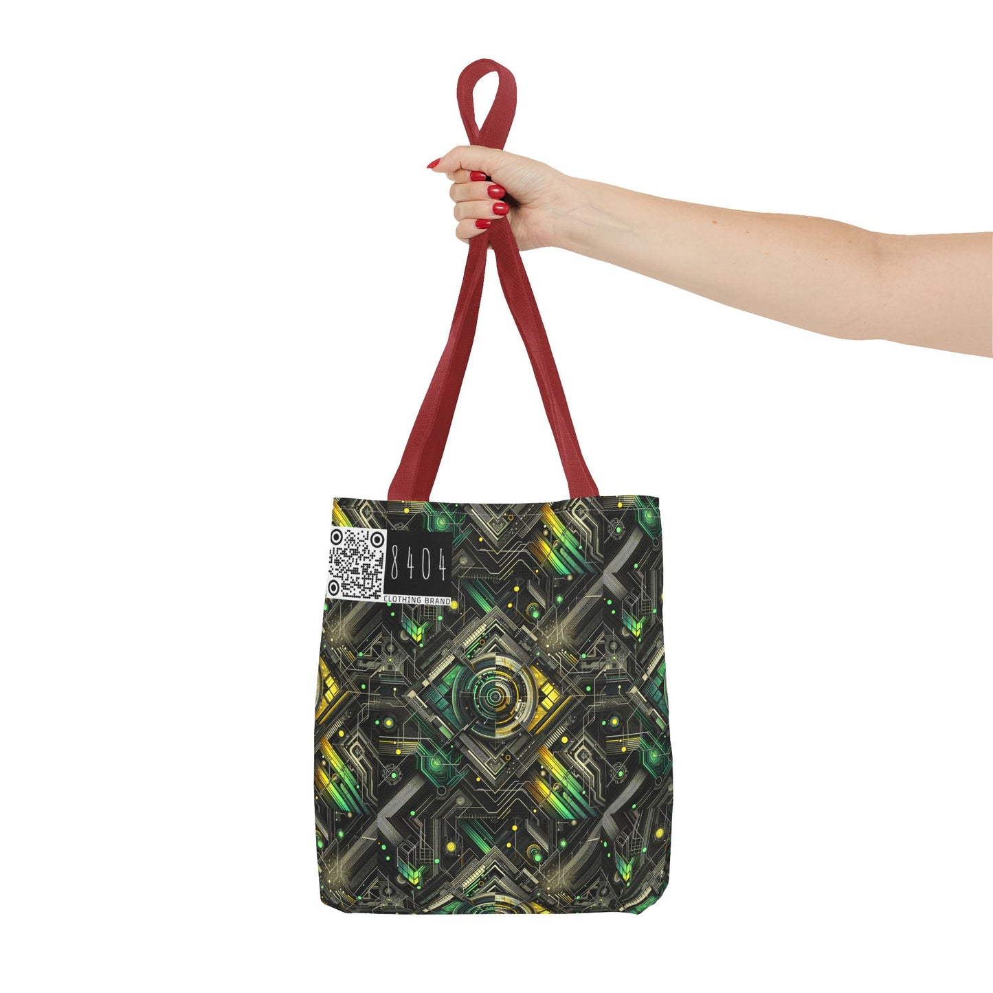 Tech Noir Graphics Tech-Inspired Streetwear Tote Bag - 8404 Design-57