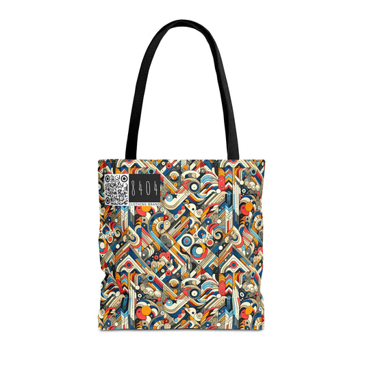 Abstract Graphic Art Modern Artistic Expression Tote Bag - 8404 Design-62