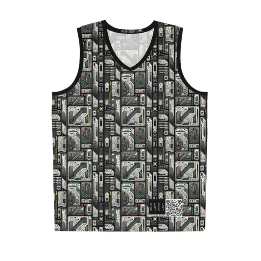 Tech Utility Gear Tech-Forward Minimalism Basketball Jersey - 8404 Design-45
